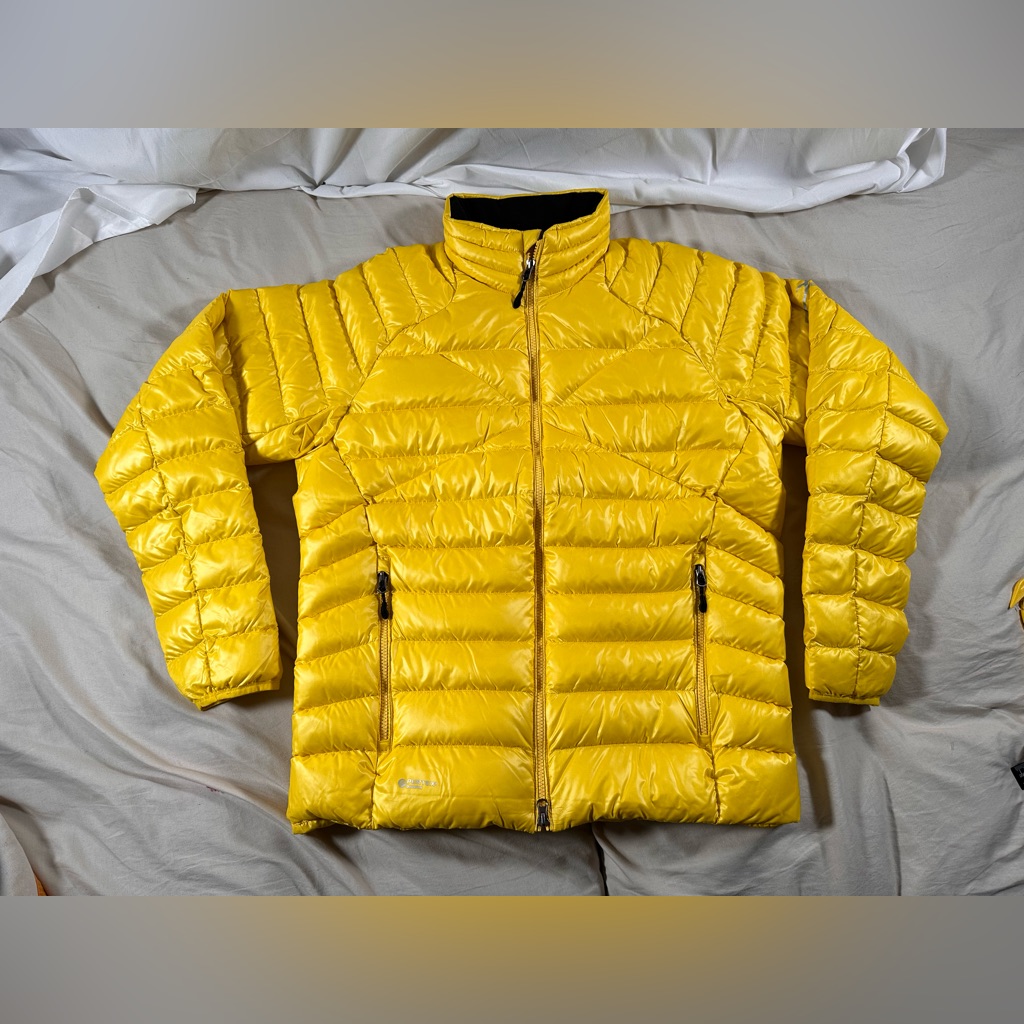 Polo Ralph Lauren Rlx Macoy Quilted Down Full Zip Packable Jacket Med Nwt Gold